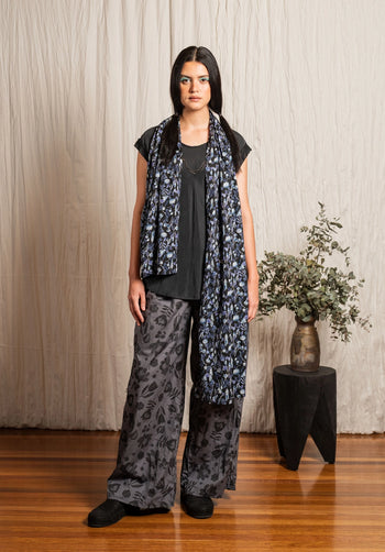 Sprig Pants Scribble Print