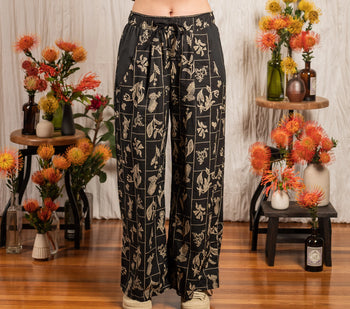 Sprig Pants Stitched Print