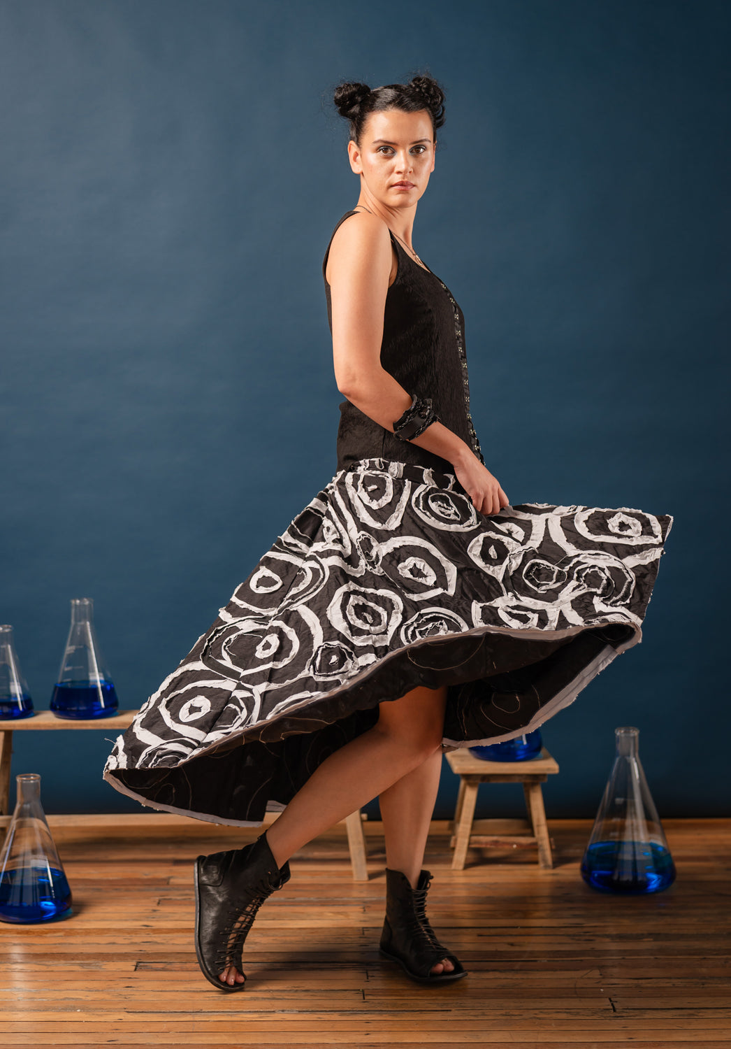 Synthesis Skirt Vintage Silk