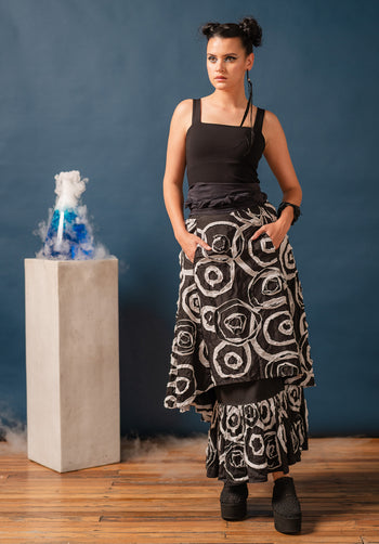 Synthesis Skirt Vintage Silk