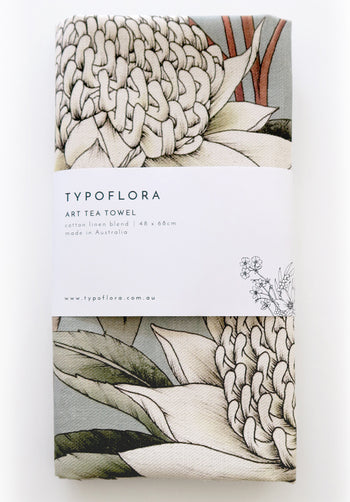 ethical clothing australia, australian fashion designer, tea towels made in au