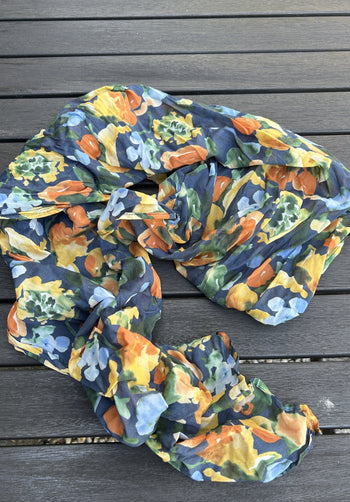 Tutti Scarf Orange/Blue