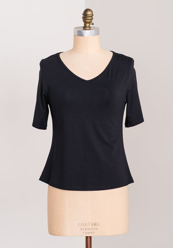 Viola tee black bamboo