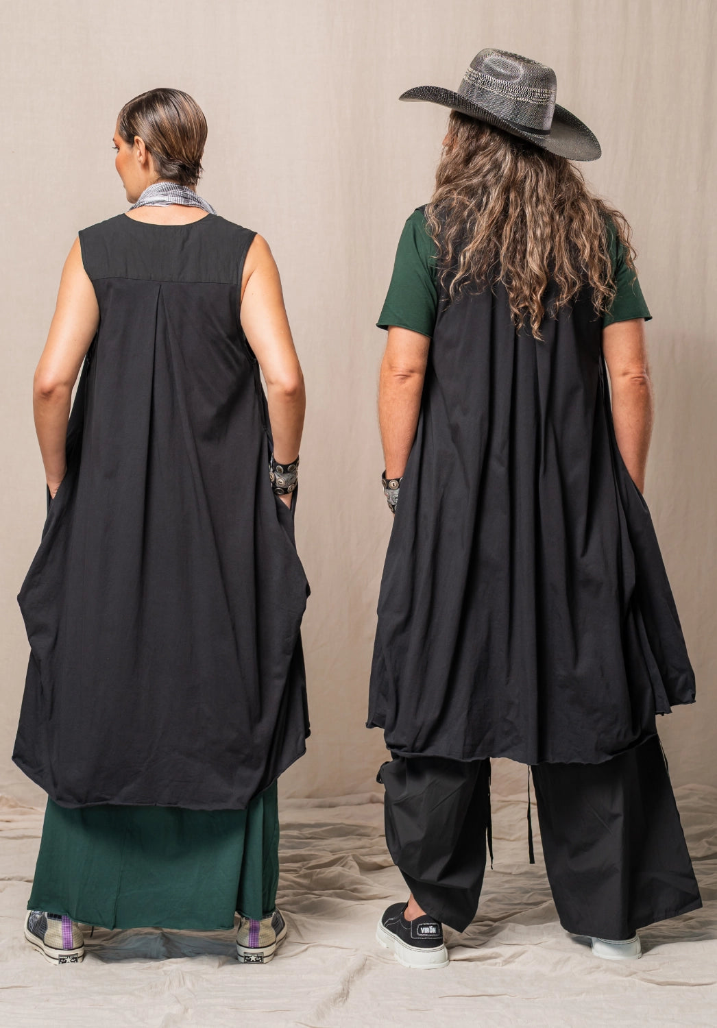 australian made slow fashion, unisex cotton vests 100% made in Brisbane