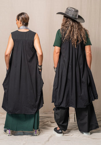 australian made slow fashion, unisex cotton vests 100% made in Brisbane