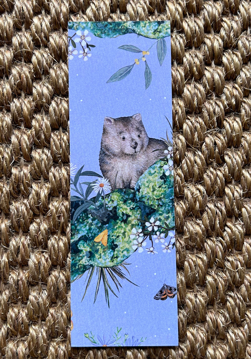 Whimsical Wombat Bookmark