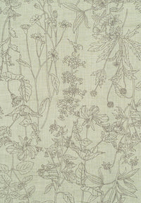 Moonflower top Whisper Print Green