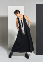 cotton maxi dresses, Australia made black dress