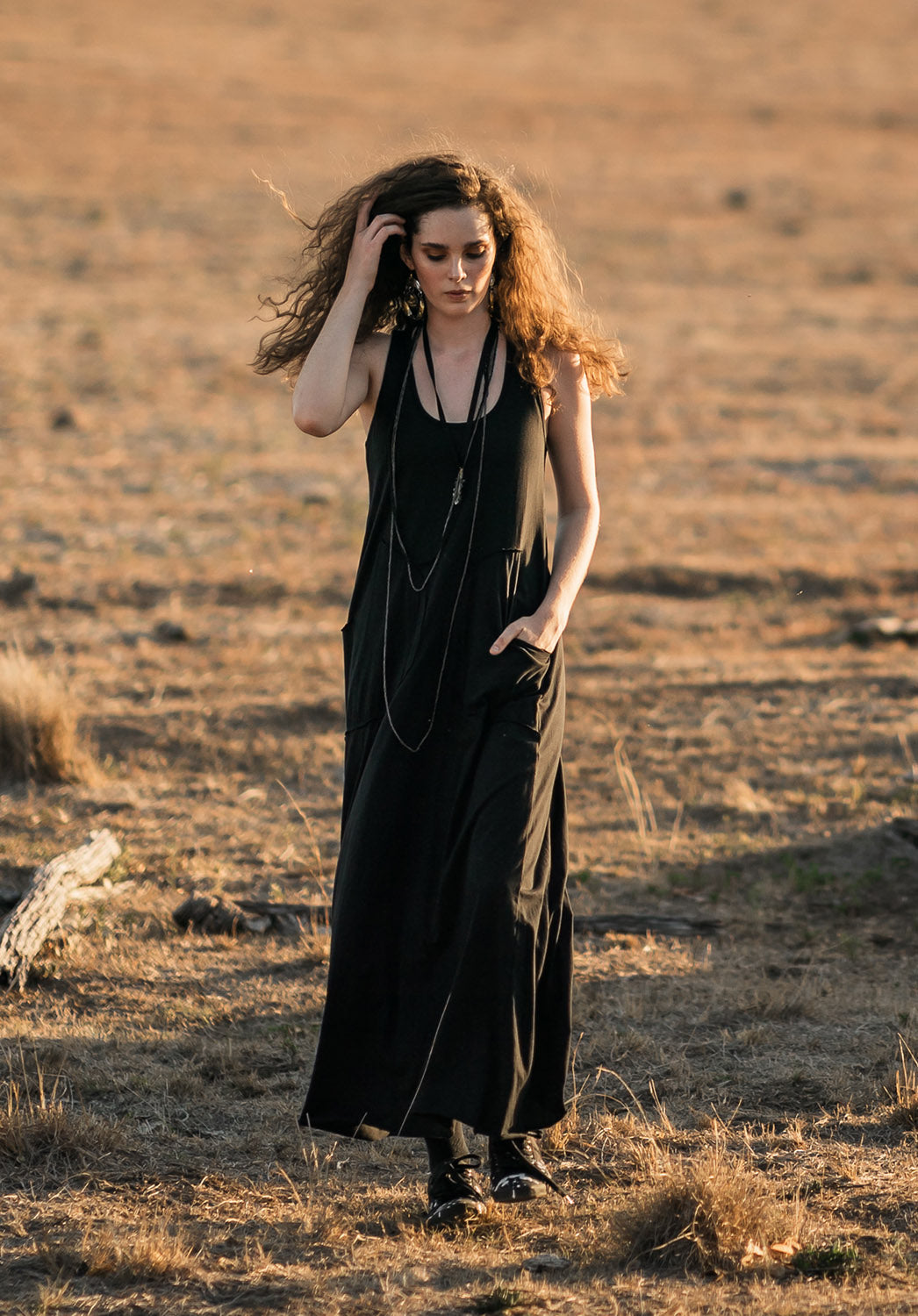 Abby maxi dress black | Organic Cotton Dresses | Australian Made Abby maxi dress black | Organic Cotton Dresses | Australian Made