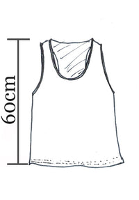 Abby top black organic cotton