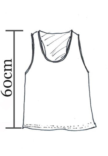 Abby top white cosmos print