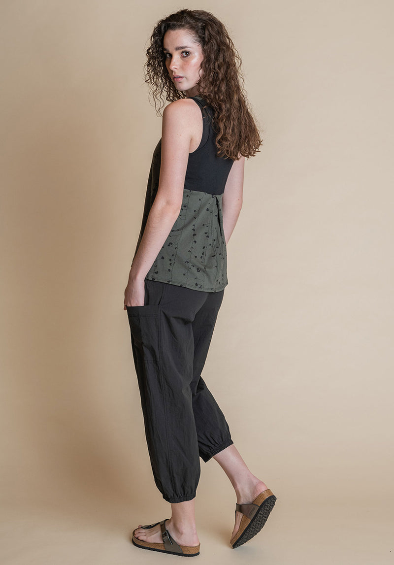 ethical cotton top, womens green tops, sustainable clothing boutique