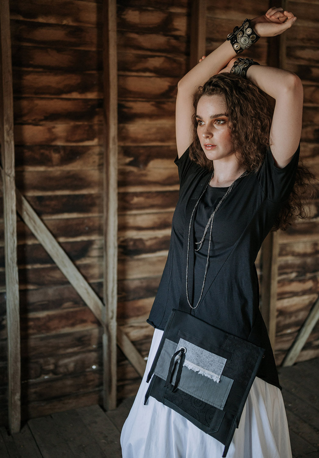 East black crossbody bag sustainable womens bags Australian made Sustainable Fashion