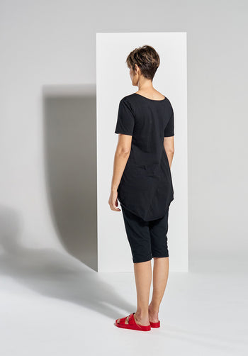 alana tee black, sustainable fashion, online australian fashion designer, online shopping in australia