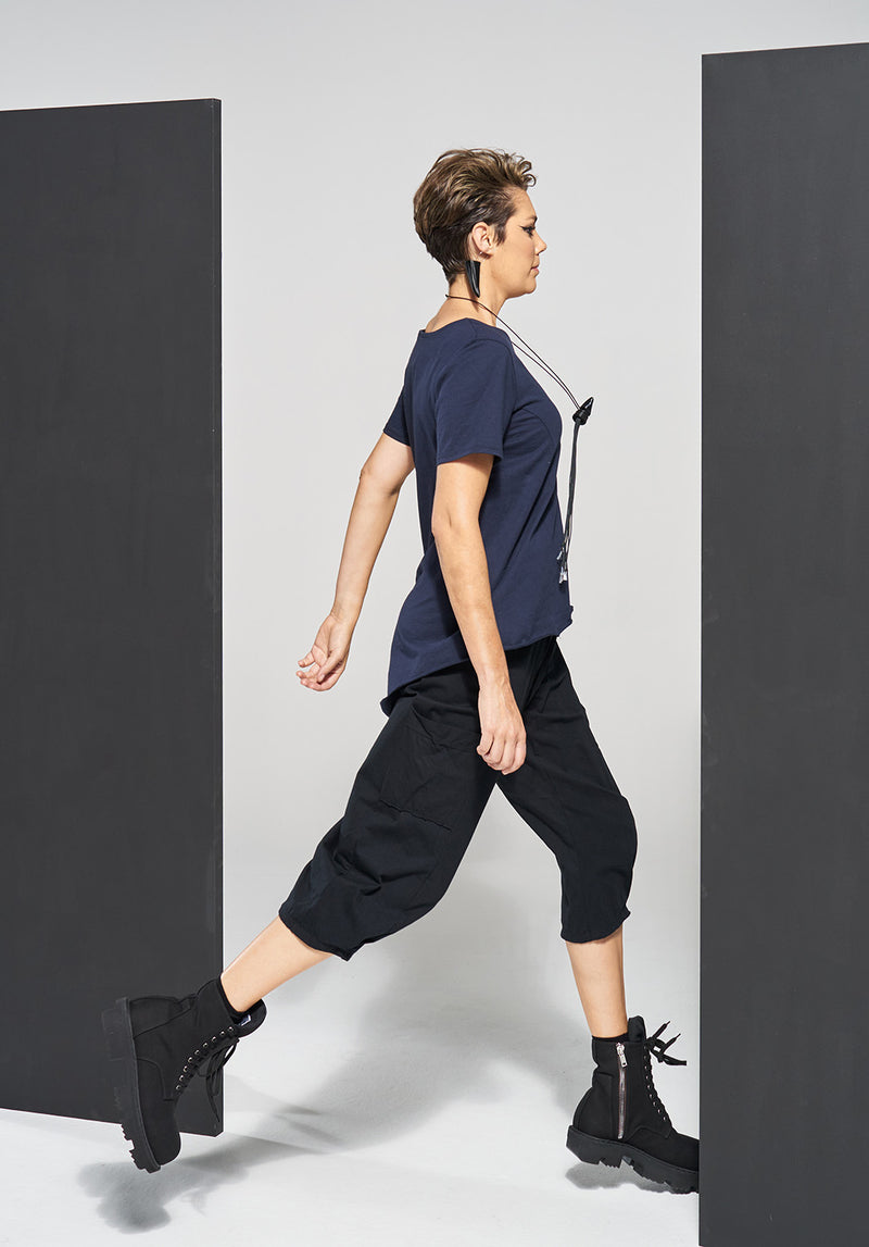 australian fashion designer, pull on womens pants, sustainable clothes