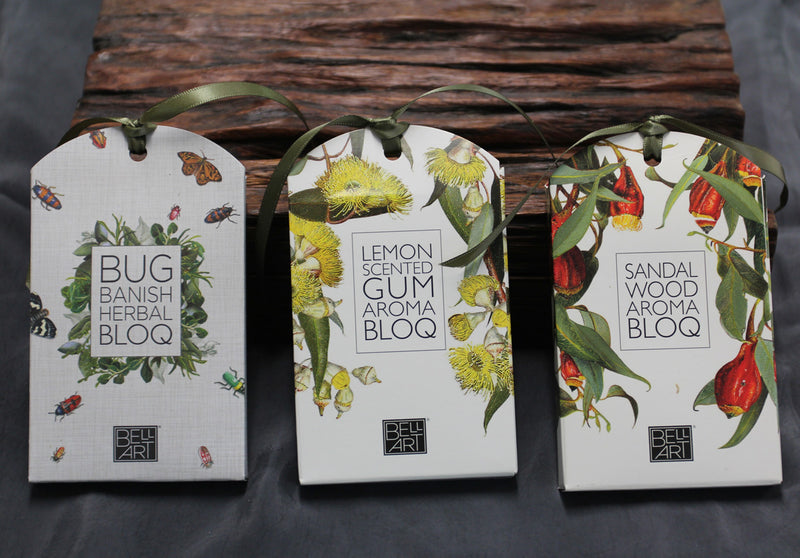 australian scented blocks, aroma bloq, thurlby herb farm product