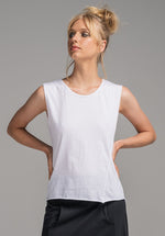 sustainable goods, white cotton tops made in australia, ecofriendly clothing line