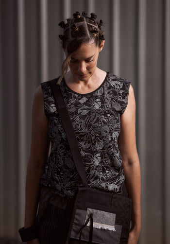 womens tank tops, ethical clothing online, sustainable fashion australia, australian fashion designer, printed tank tops, womens tanks online