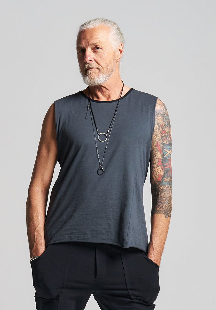 slow fashion brands, ethical clothing designer, mens tank tops