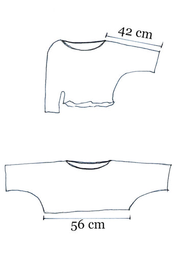 Archive top black silk