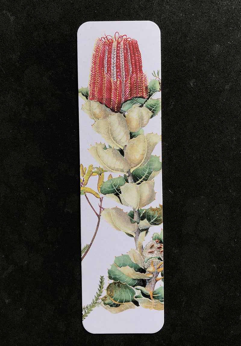 botanical bookmark, recycled stationery Australia