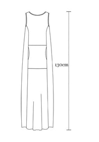 Blythe midi dress blackberry organic cotton printed