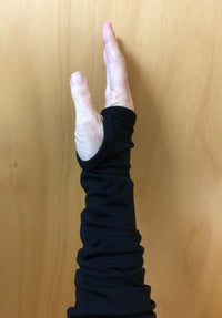 bamboo fashion online, ethical clothing australia, bamboo arm warmers, australian fashion designer