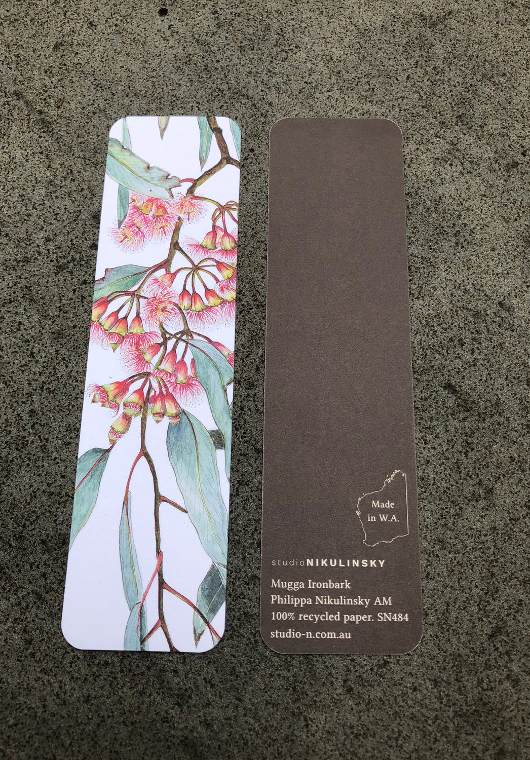australian botanical art, bookmarks made in australia