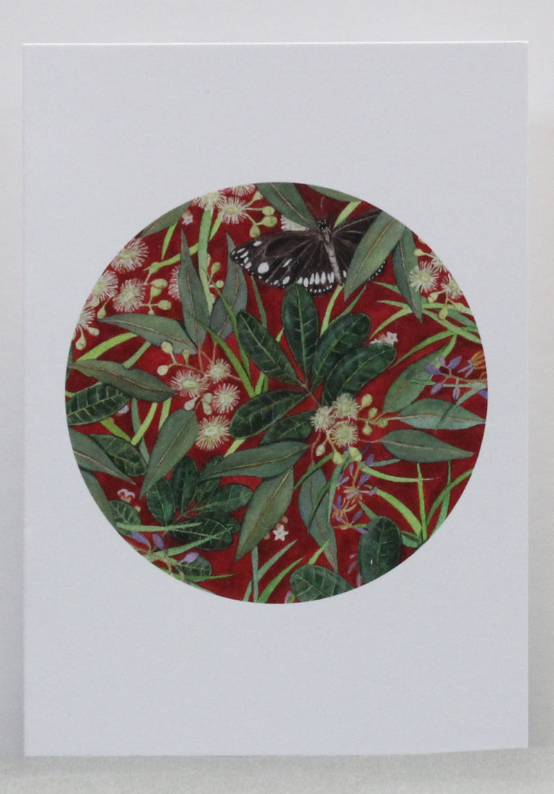 Butterfly in the Eucalyptus Greeting Card online Australian boutique