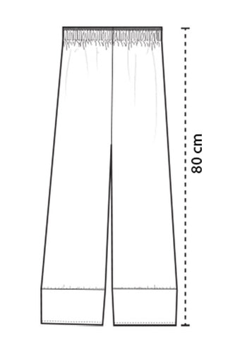 Dayvan pant black organic cotton