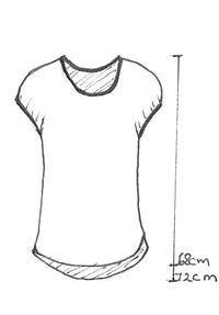 Dusk top indigo organic cotton