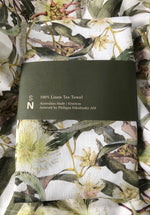 100 linen tea towel, designer tableware, ethical gifts online