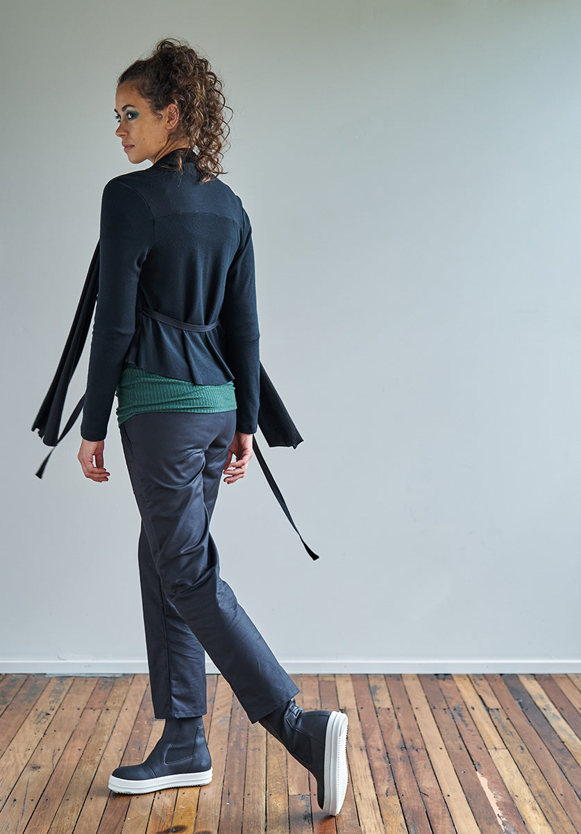 merino cardigan, black wool cardigans, womens outerwear australia, winter clothing styles