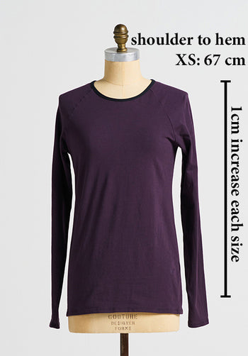 long sleeve top, organic cotton clothes, australian designer clothing