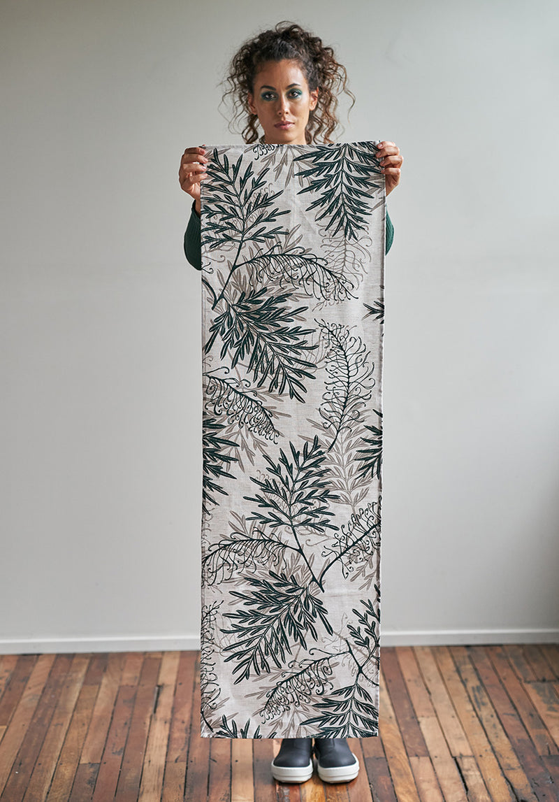 Silky Oak Linen Table Runner Australian made homewares