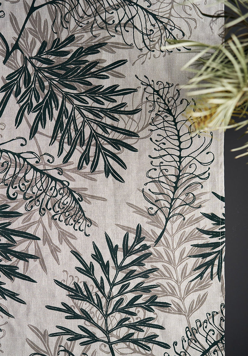 Silky Oak Linen Table Runner Australian made homewares