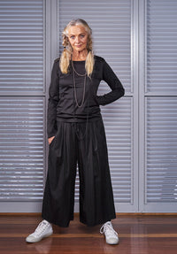 wide leg pant, black womens pants online