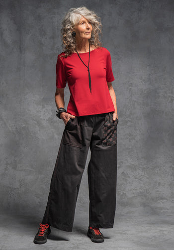 Lynne top ruby bamboo