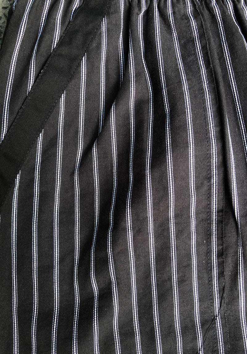 pinstripe fabric, pants with pockets, australian made pant