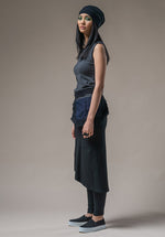 black cotton skirt, skirts for work, organic clothes australia