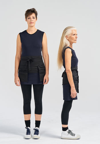 navy cotton dress, australian made clothes