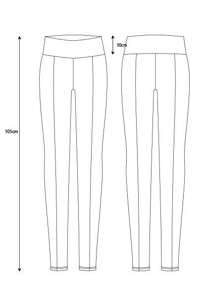 Lanky legs black bamboo