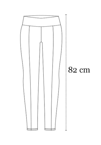 Lanky 7/8 legging storm bamboo