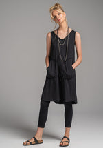 Lara 7/8 leggings black organic cotton