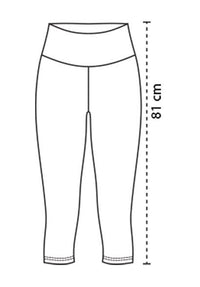 Path 7/8 legging organic cotton printed