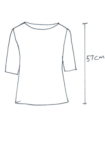 Lynne top black bamboo