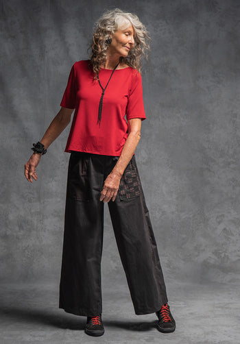 Lynne top ruby bamboo