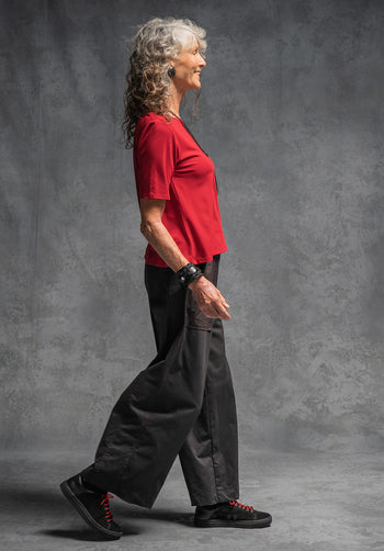 Lynne top ruby bamboo