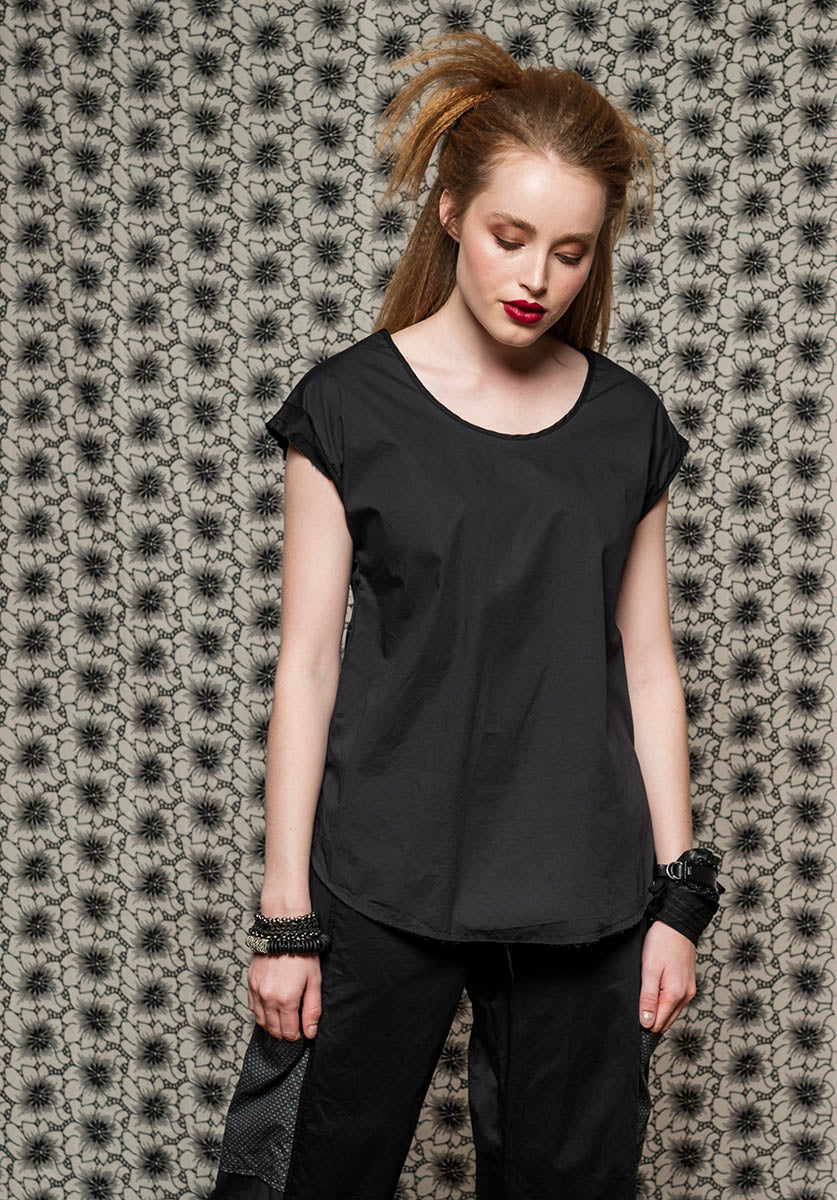 Moonlight top Graphite | clothing sale online Australian eco boutique