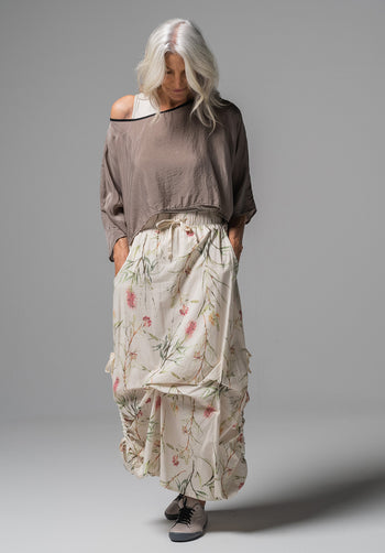 designers skirts australia, long printed skirt